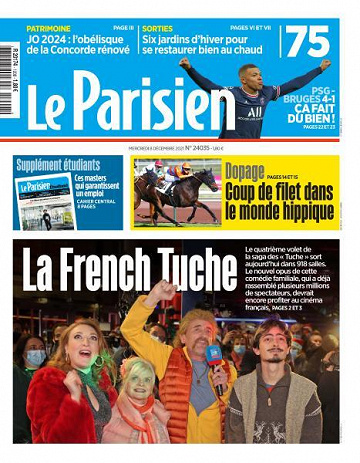 Le Parisien du Mercredi 8 Décembre 2021