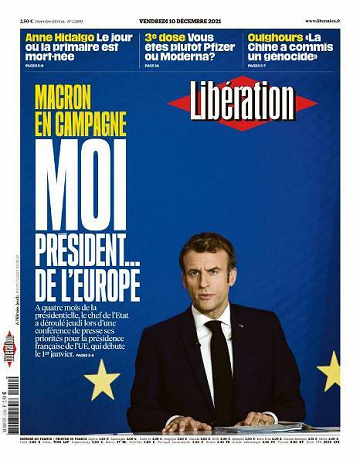 Libération du Vendredi 10 Décembre 2021