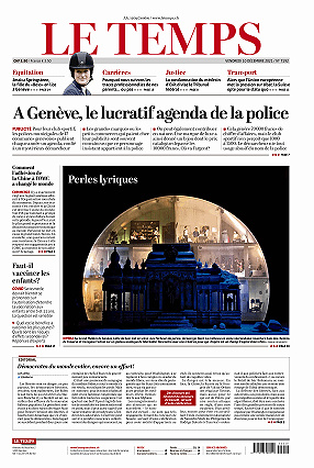 Le Temps - 10 Décembre 2021