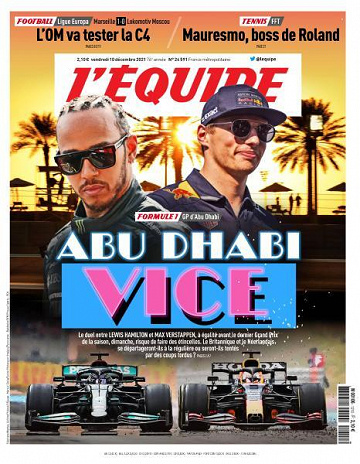 L’equipe du Vendredi 10 Décembre 2021