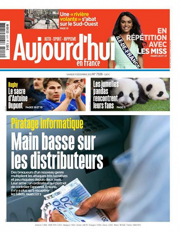 Aujourd’hui en France - 11 Décembre 2021