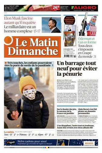Le Matin Dimanche - 12 Décembre 2021