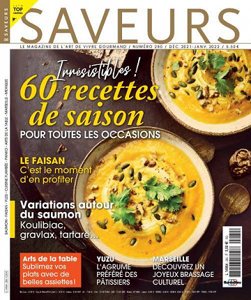 Saveurs France - Décembre 2021 - Janvier 2022