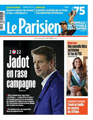 Le Parisien du Lundi 13 Décembre 2021