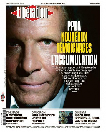 Libération du Mercredi 15 Décembre 2021