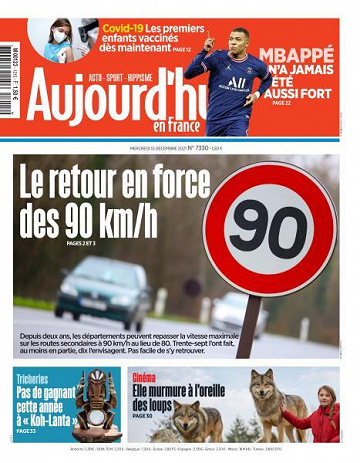 Aujourd’hui en France - 15 Décembre 2021