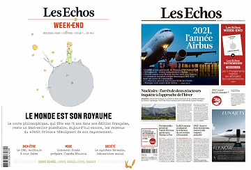 Pack Les Echos + Les Echos Week-end - Vendredi 17 Décembre 2021