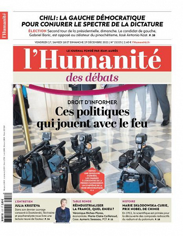 L’Humanite - 17-19 Décembre 2021
