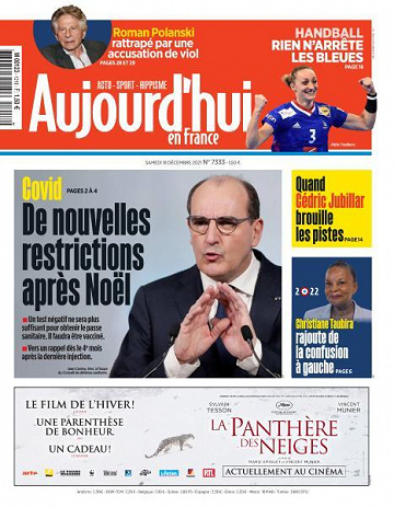 Aujourd’hui en France - 18 Décembre 2021