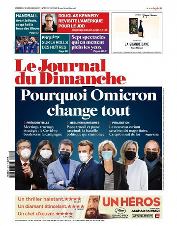 Le Journal du Dimanche - 19 Décembre 2021