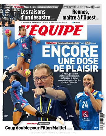 L’equipe du Dimanche 19 Décembre 2021