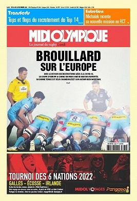 Midi Olympique Rouge du lundi 20 décembre 2021
