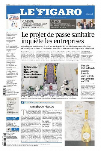 Le Figaro du Mardi 21 Décembre 2021