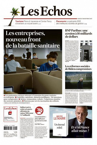 Les Echos du Mardi 21 Décembre 2021