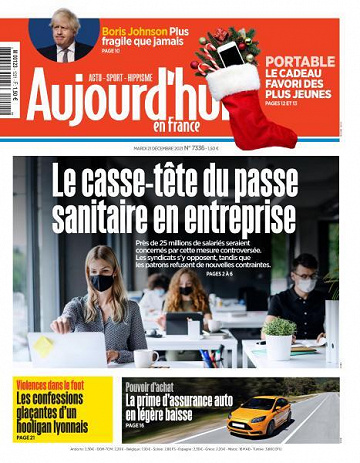 Aujourd’hui en France - 21 Décembre 2021