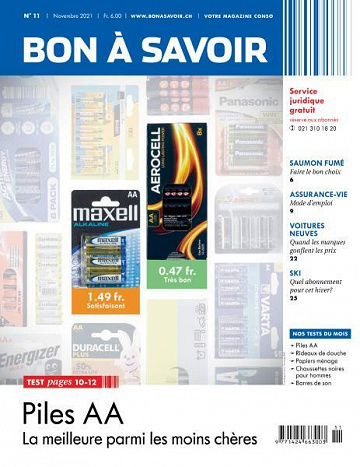 Bon à Savoir - Novembre 2021