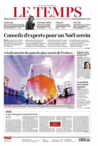 Le Temps - 21 Décembre 2021