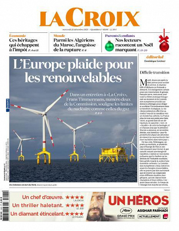 La Croix - 22 Décembre 2021