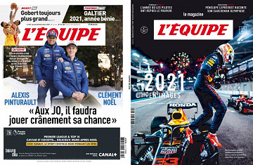 Pack L’Equipe + L’Equipe Magazine - Samedi 25 Décembre 2021