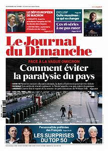 Le Journal du Dimanche - 26 Décembre 2021