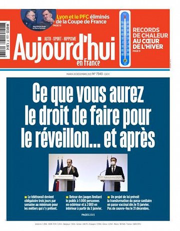 Aujourd’hui en France - 28 Décembre 2021