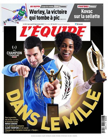 L’equipe du Mercredi 29 Décembre 2021