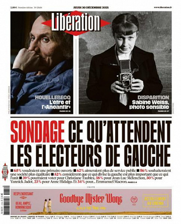 Libération du Jeudi 30 Décembre 2021
