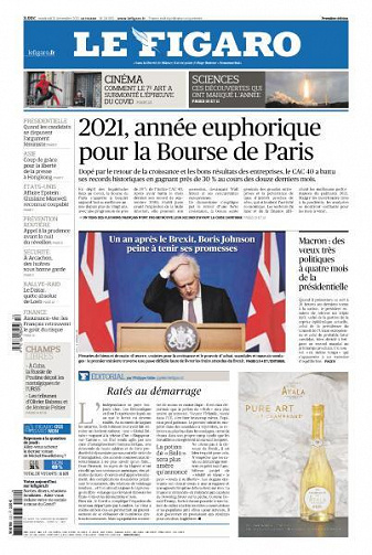 Le Figaro du Vendredi 31 Décembre 2021