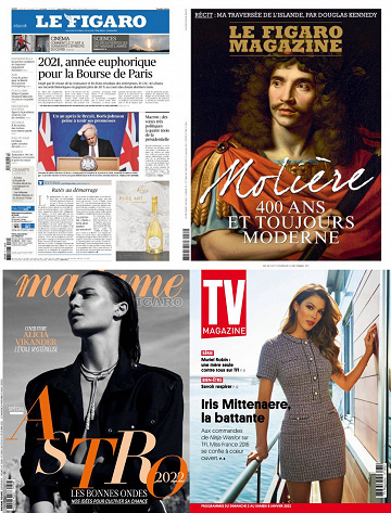 Pack Le Figaro et ses 3 suppléments - Vendredi 31 Décembre 2021