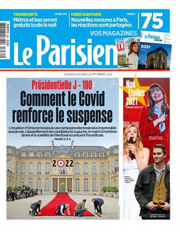 Le Parisien du Vendredi 31 Décembre 2021