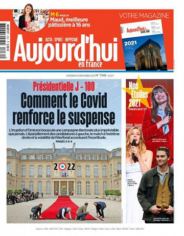 Aujourd’hui en France - 31 Décembre 2021