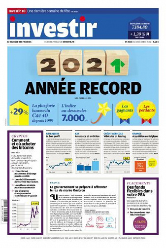 Investir - 31 Décembre 2021
