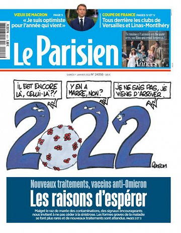 Le Parisien du Samedi 1er Janvier 2022
