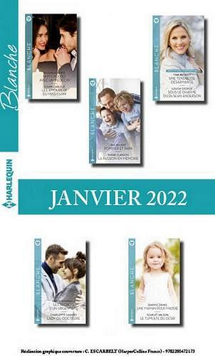 Pack mensuel Blanche Harlequin Janvier 2022 - Collectif (2022)