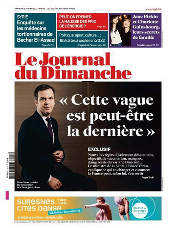 Le Journal du Dimanche - 2 Janvier 2022