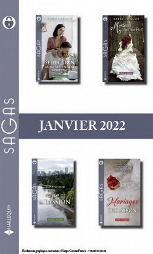 Pack mensuel Sagas Harlequin Janvier 2022 - Collectif (2022)