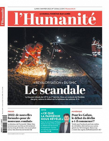 L’Humanite - 3 Janvier 2022