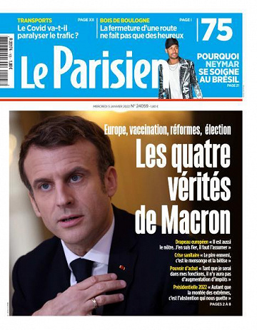 Le Parisien du Mercredi 5 Janvier 2022