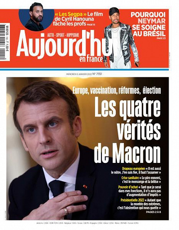 Aujourd’hui en France - 5 Janvier 2022