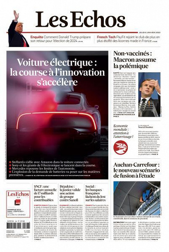 Les Echos du Jeudi 6 Janvier 2022