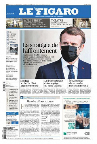 Le Figaro du Jeudi 6 Janvier 2022