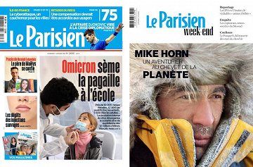 Pack Le Parisien + Le Parisien Week-End - 7 Janvier 2022