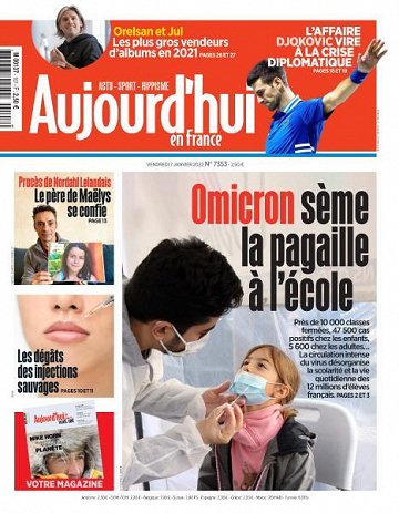 Aujourd’hui en France - 7 Janvier 2022
