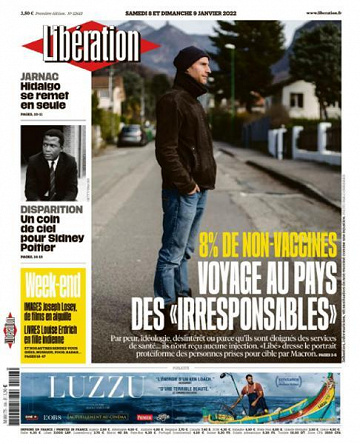 Libération du Samedi 8 et Dimanche 9 Janvier 2022
