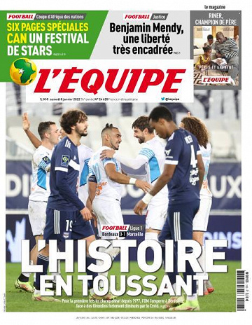 L’equipe du Samedi 8 Janvier 2022