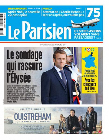 Le Parisien du Samedi 8 Janvier 2022