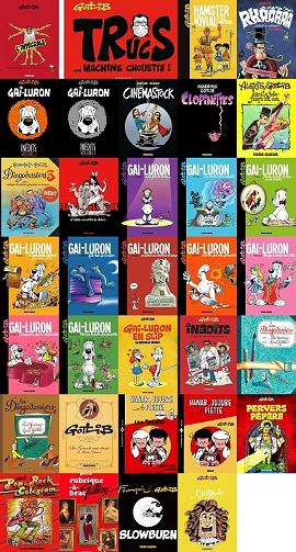 GOTLIB ALBUMS ET SÉRIES COMPLÈTES REMASTERISÉS (43 ALBUMS EN 33 VOLUMES)