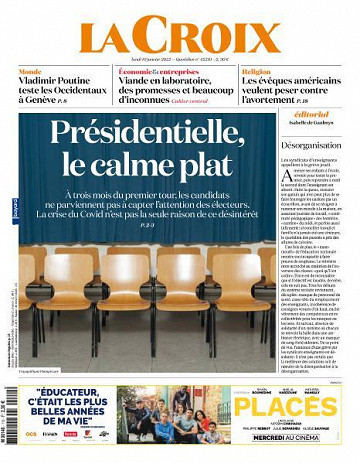 La Croix - 10 Janvier 2022
