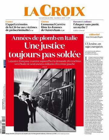 La Croix - 12 Janvier 2022