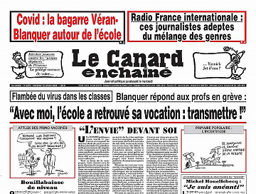 Le Canard Enchaine - 12 Janvier 2022